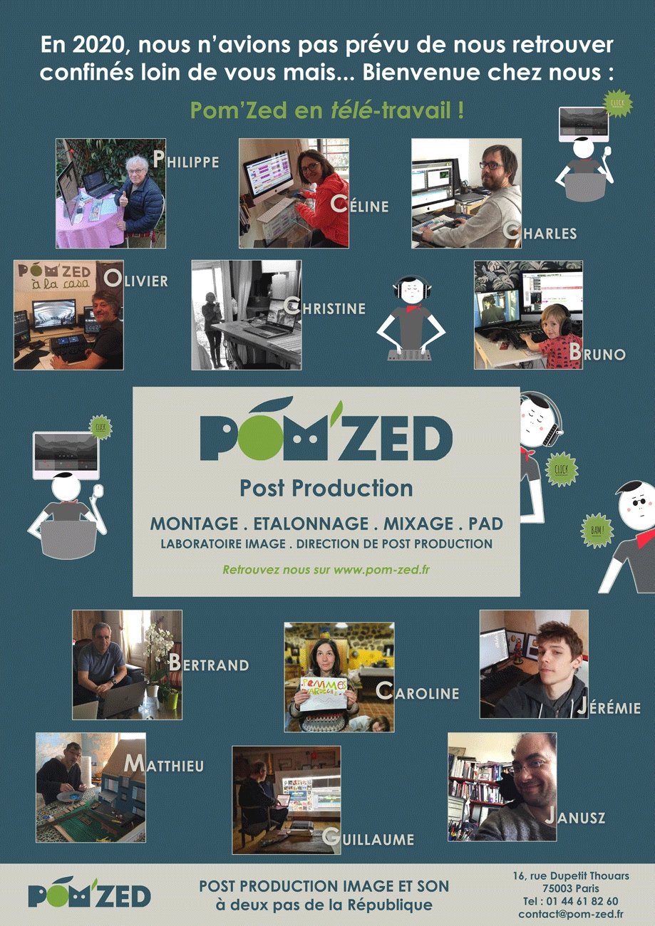 Pom’Zed en télé-travail