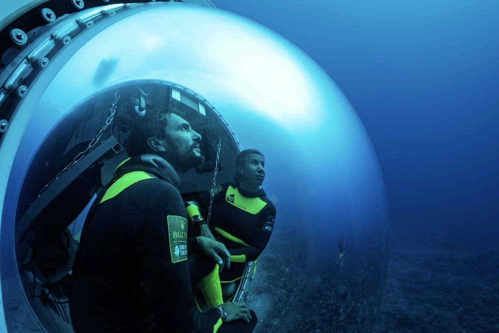 On a dormi sous la mer
