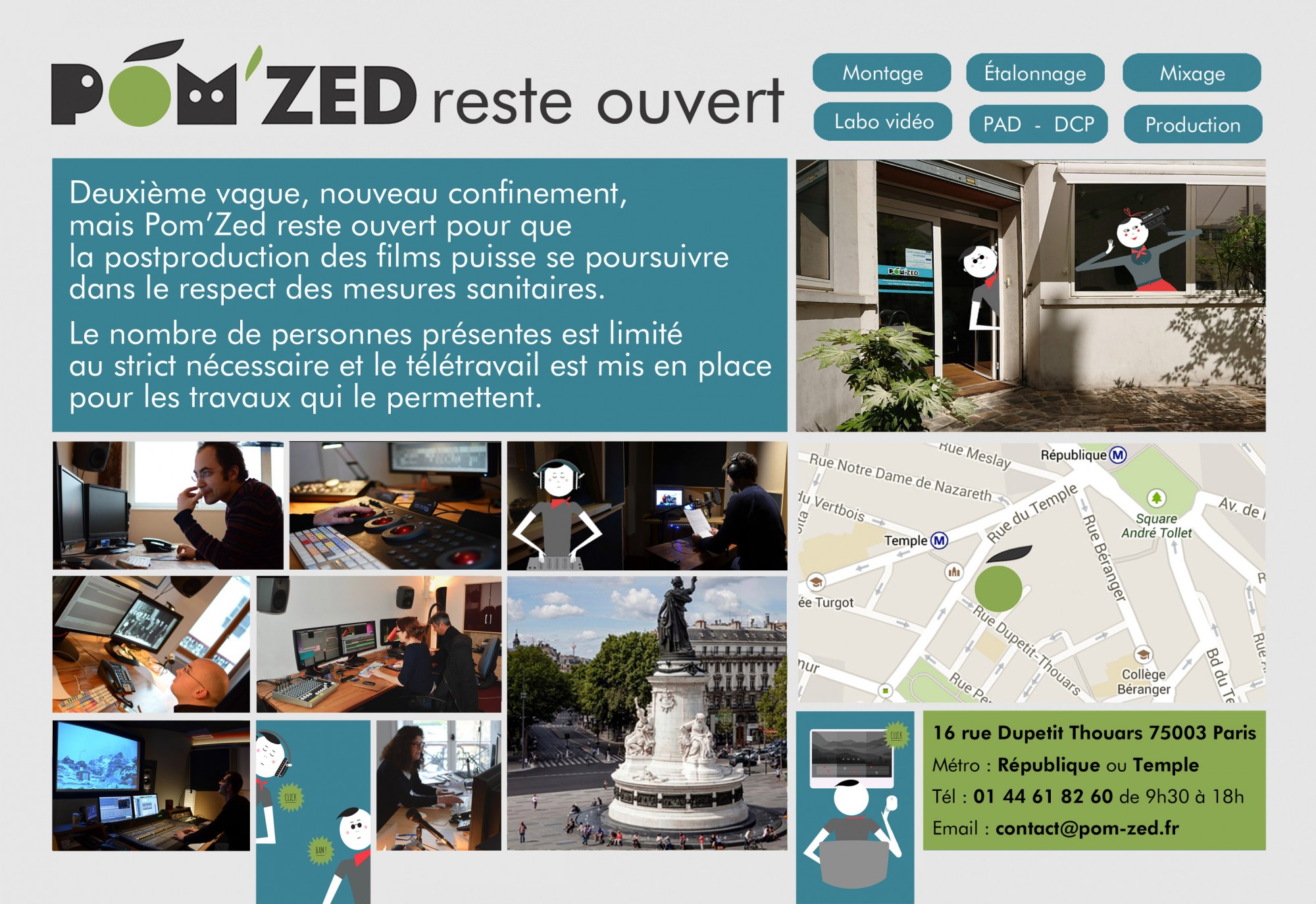 Pom’Zed reste ouvert