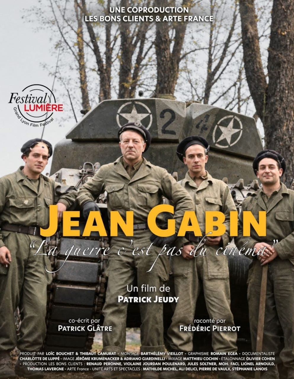 Gabin, la guerre c’est pas du cinéma.